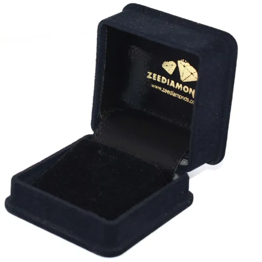 0.9 Carats 100% Certified Elegant Blue Diamond 14 K Gold Pendant