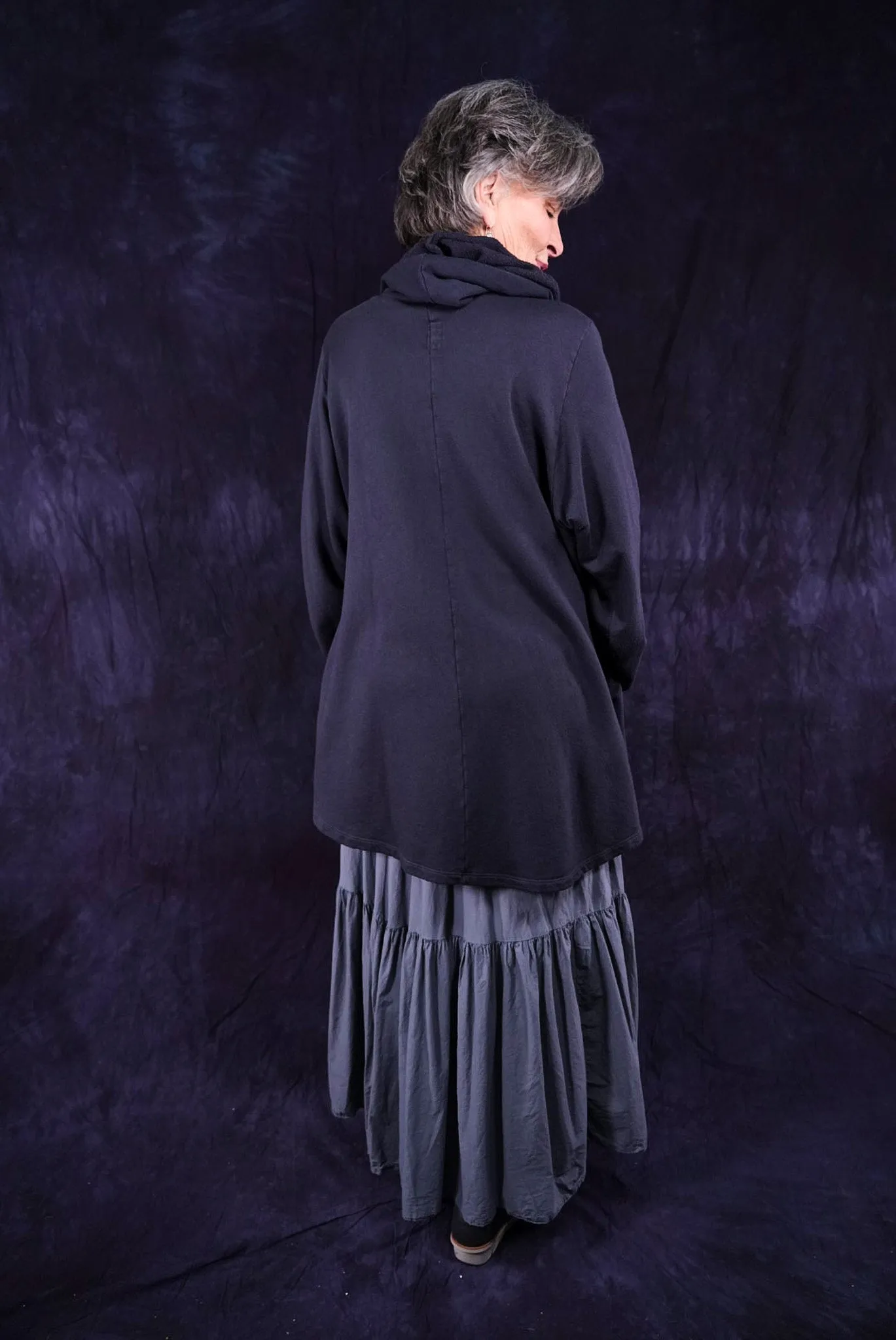 1607 Sweet Pocket Hoodie Black Sand-P