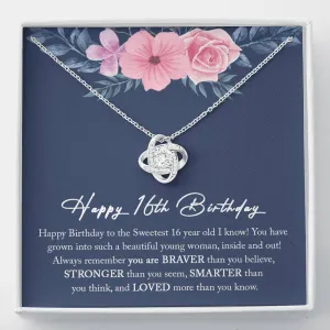 16th Birthday Gift Girl, Sweet 16 Gift For Girl, Sweet 16 Necklace, Gift For 16 Year Old Girl, Sweet Sixteen