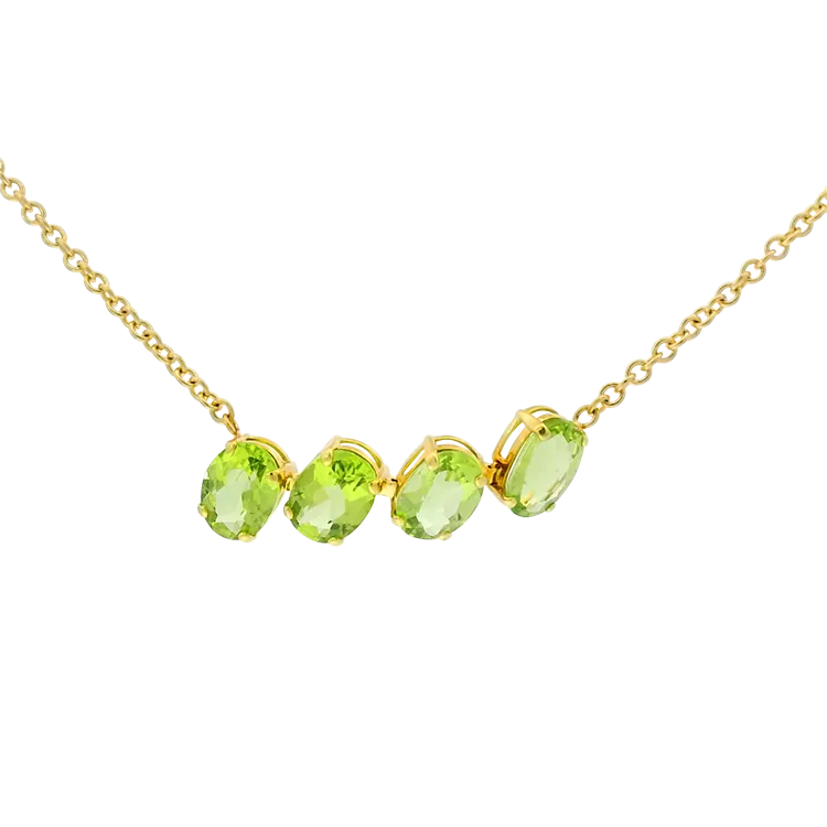 1870 Collection 14k Yellow Gold Peridot Necklace