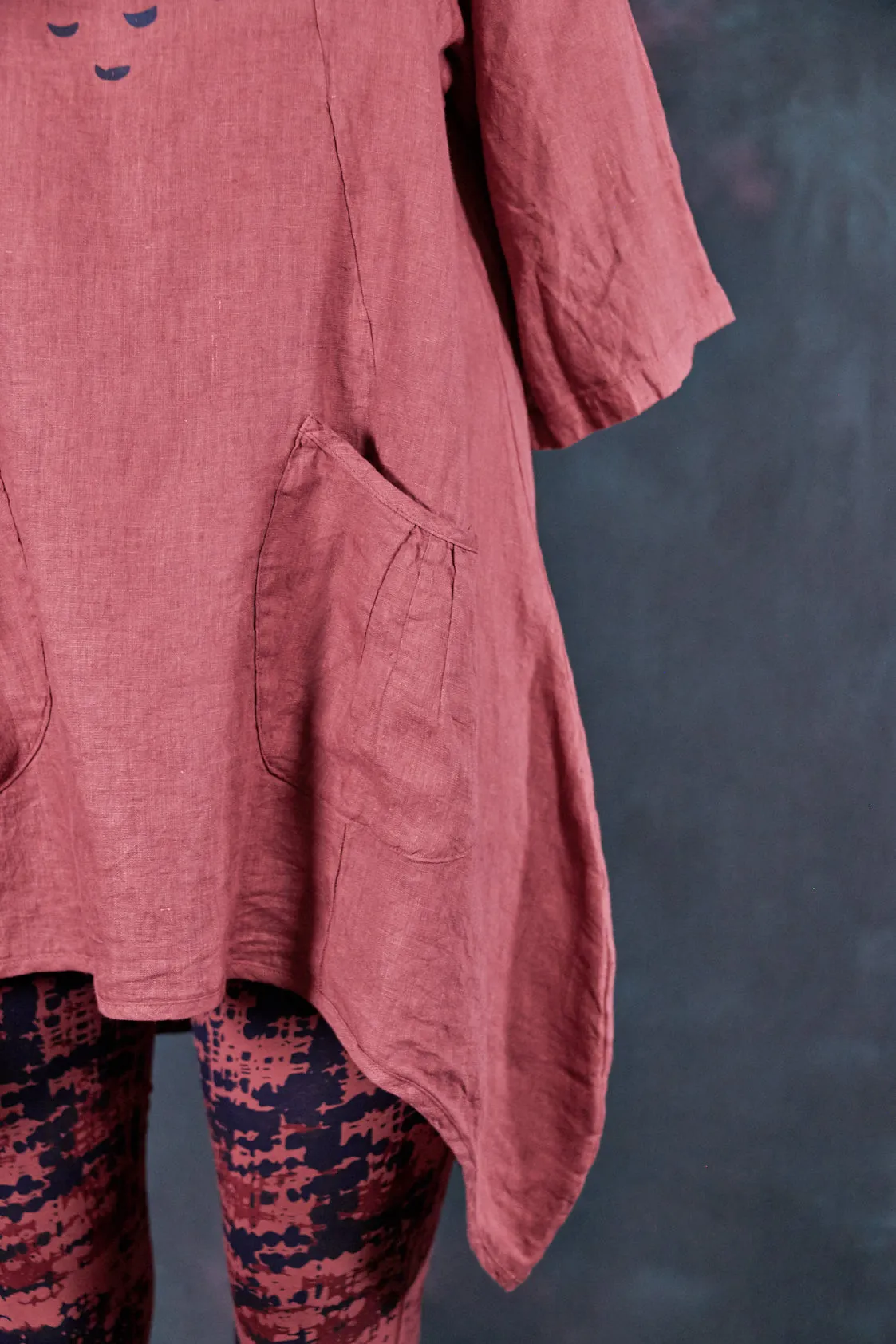 2265 Scoop Tunic Rose Canyon-Moon Phases
