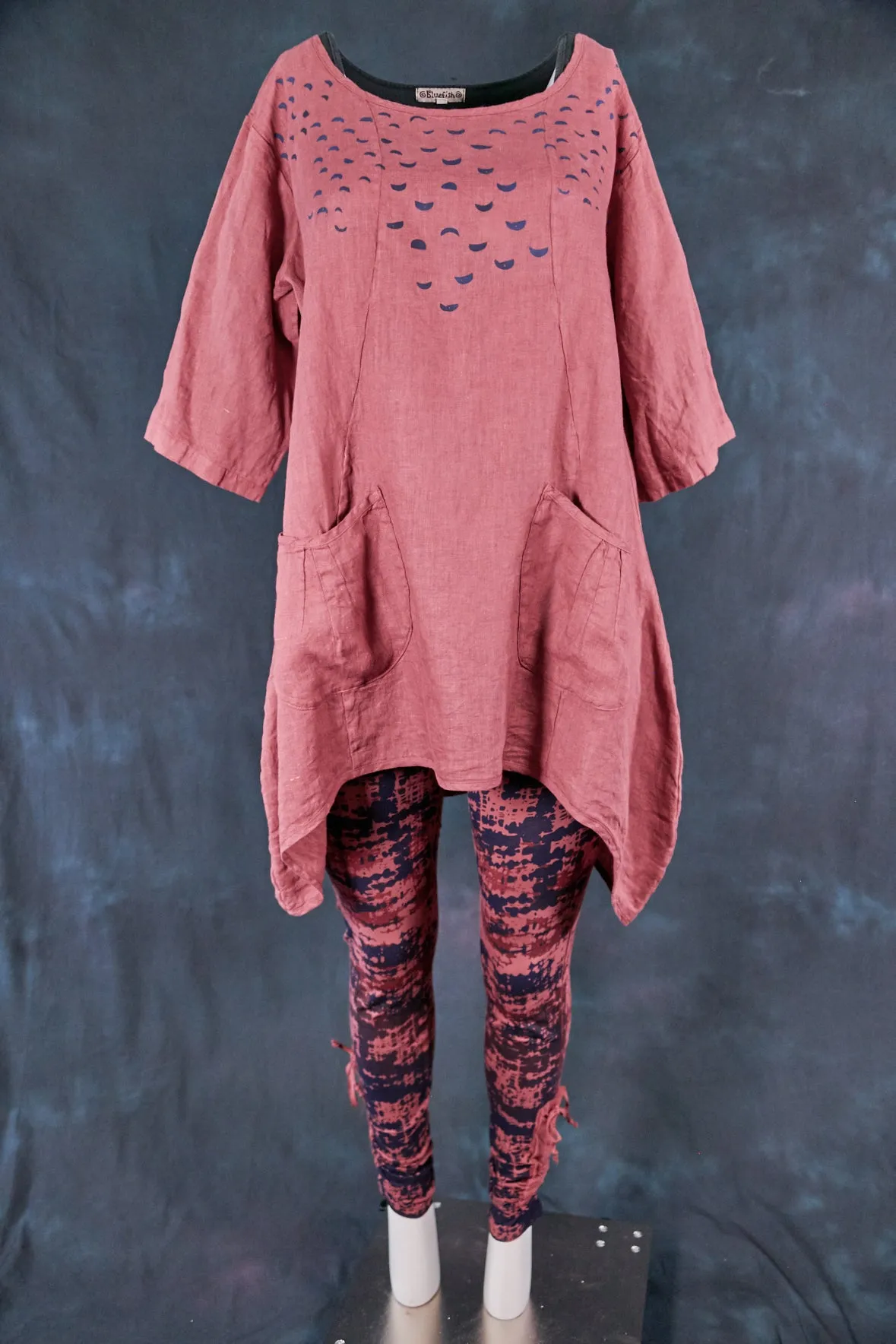 2265 Scoop Tunic Rose Canyon-Moon Phases