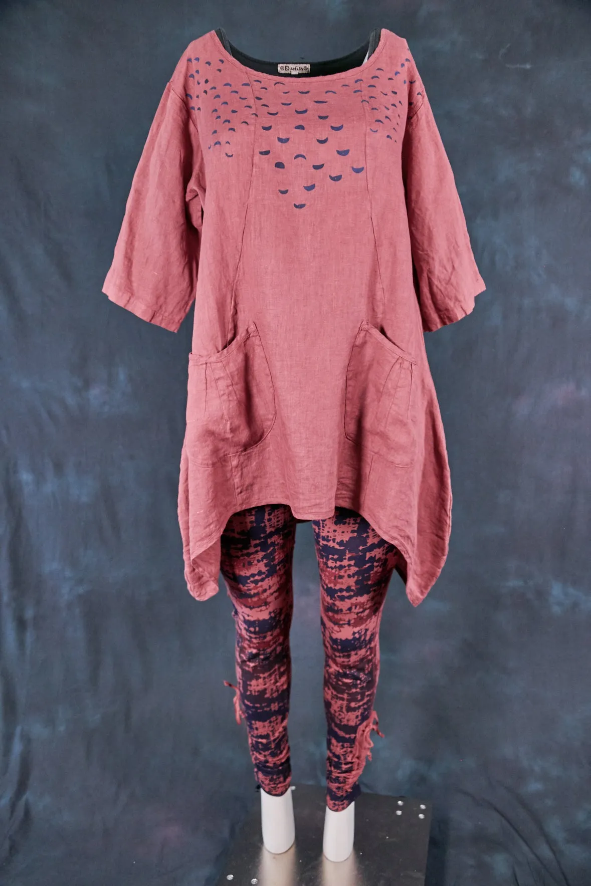 2265 Scoop Tunic Rose Canyon-Moon Phases