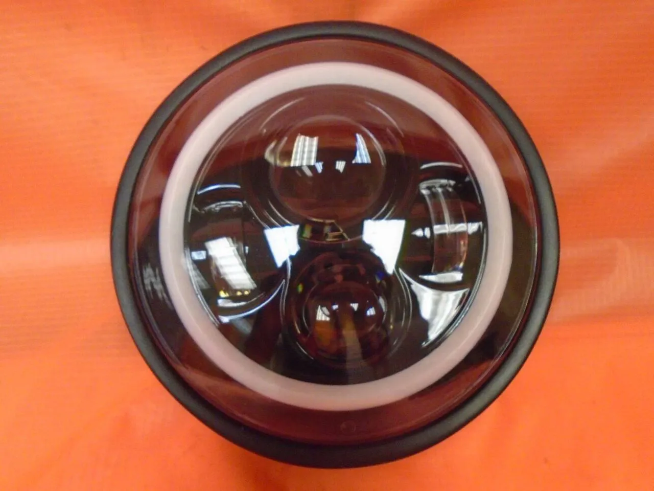 7" DAYMAKER Yamaha Royal Star Venture BLACK with PINK Halo Projector HID LED Light Bulb Headlight Motorcycle