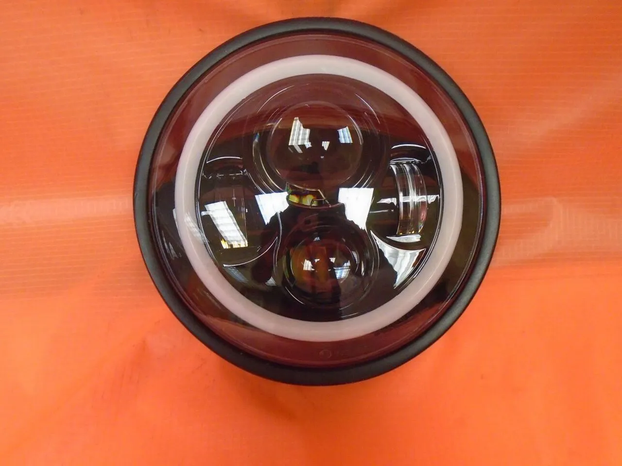 7" DAYMAKER Yamaha Royal Star Venture BLACK with PINK Halo Projector HID LED Light Bulb Headlight Motorcycle