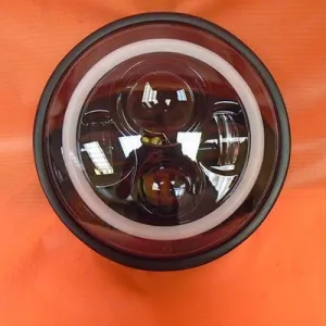 7" DAYMAKER Yamaha Royal Star Venture BLACK with PINK Halo Projector HID LED Light Bulb Headlight Motorcycle