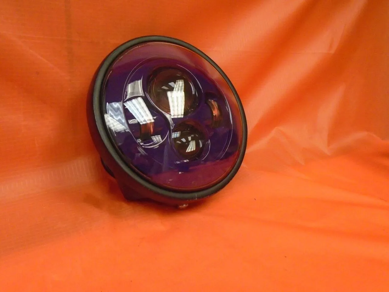 7" DAYMAKER Yamaha Royal Star Venture PURPLE Projector HID LED Light Bulb Headlight Motorcycle