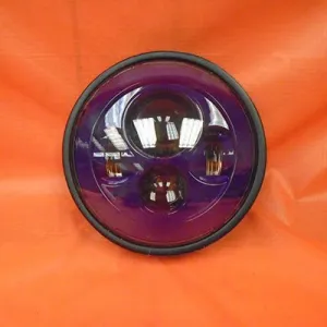 7" DAYMAKER Yamaha Royal Star Venture PURPLE Projector HID LED Light Bulb Headlight Motorcycle