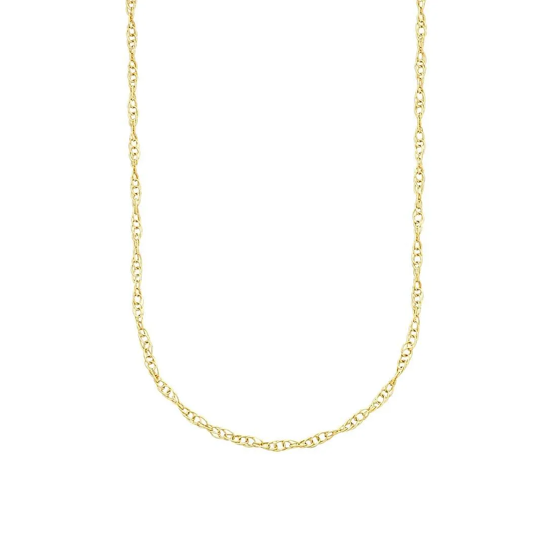 9ct Yellow Gold Singapore Necklace 50cm