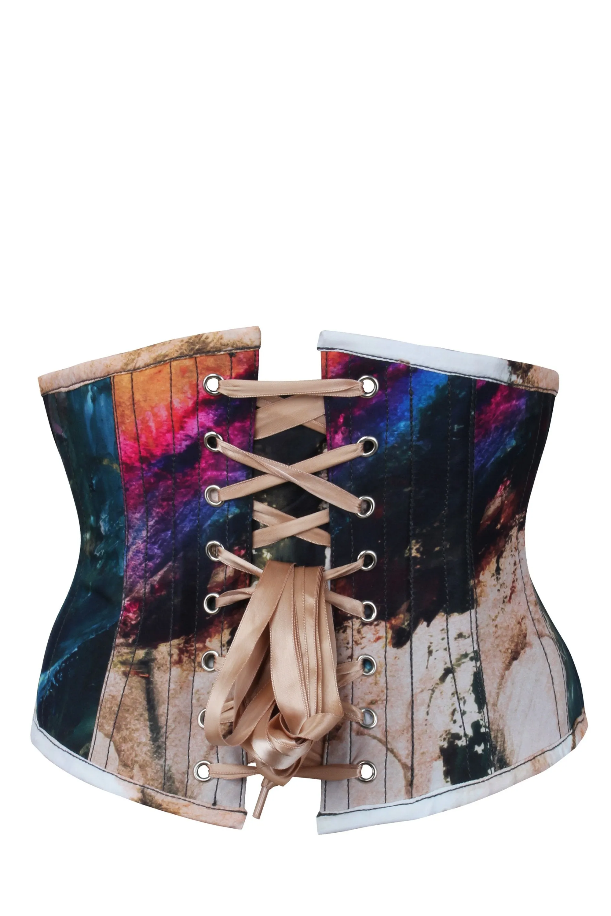Abstract Ink Waspie Corset