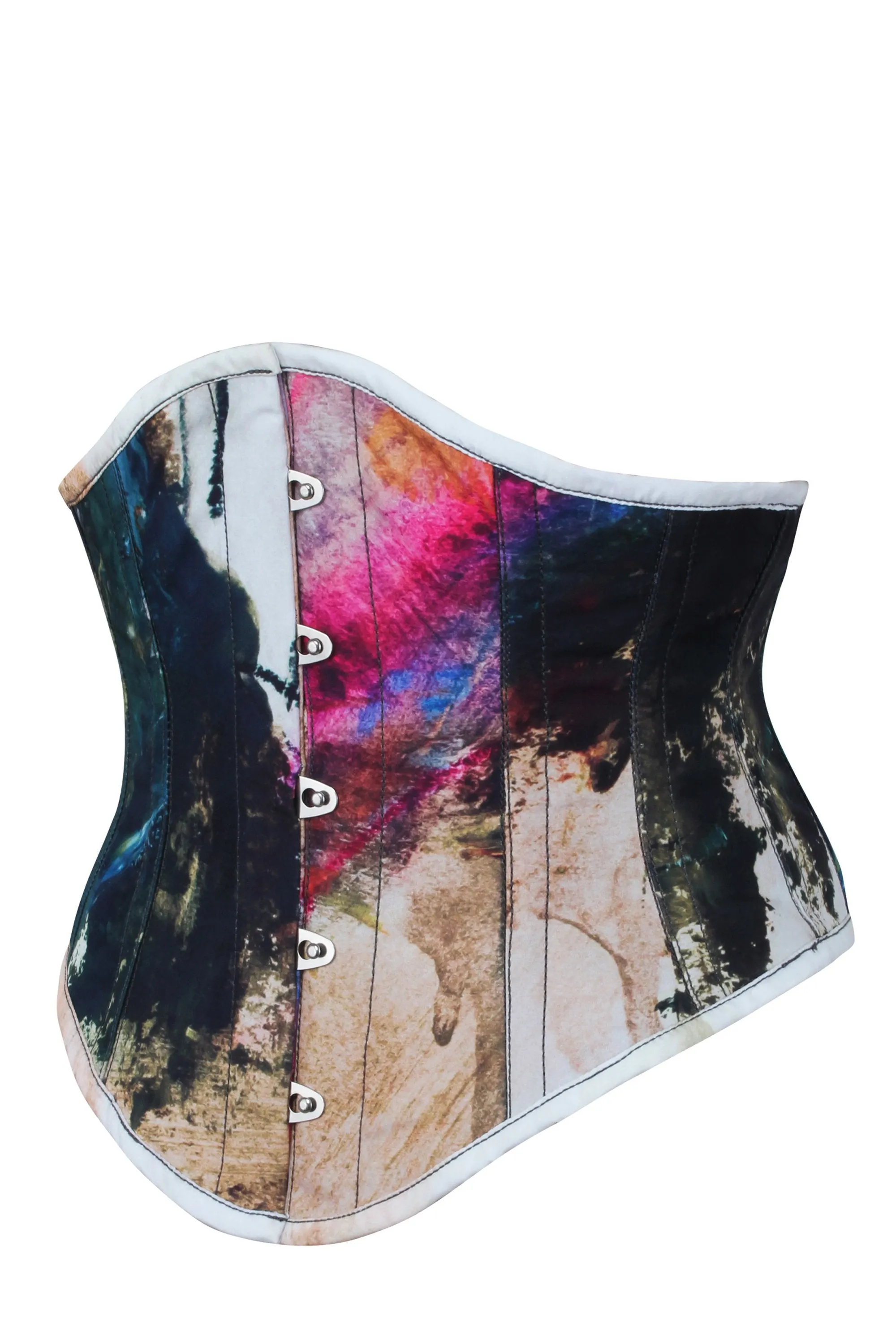 Abstract Ink Waspie Corset