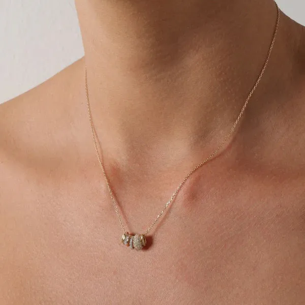 ADINA REYTER BEAD PARTY NEW DIAMOND RAGER NECKLACE