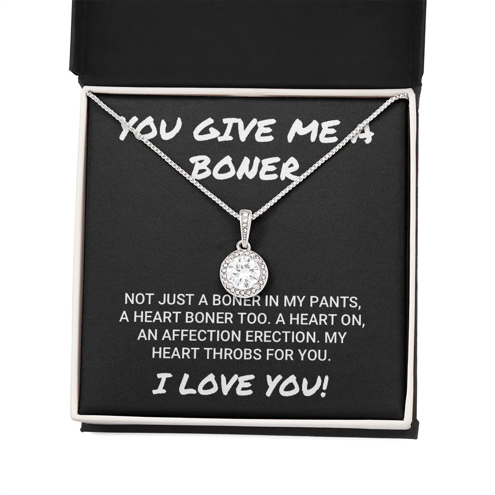 Affection Erection Funny Valentine's Necklace