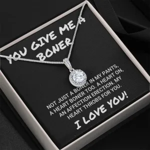 Affection Erection Funny Valentine's Necklace