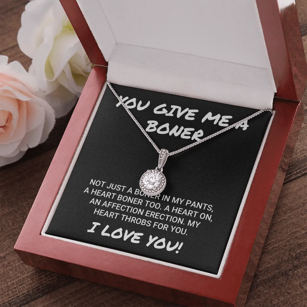 Affection Erection Funny Valentine's Necklace