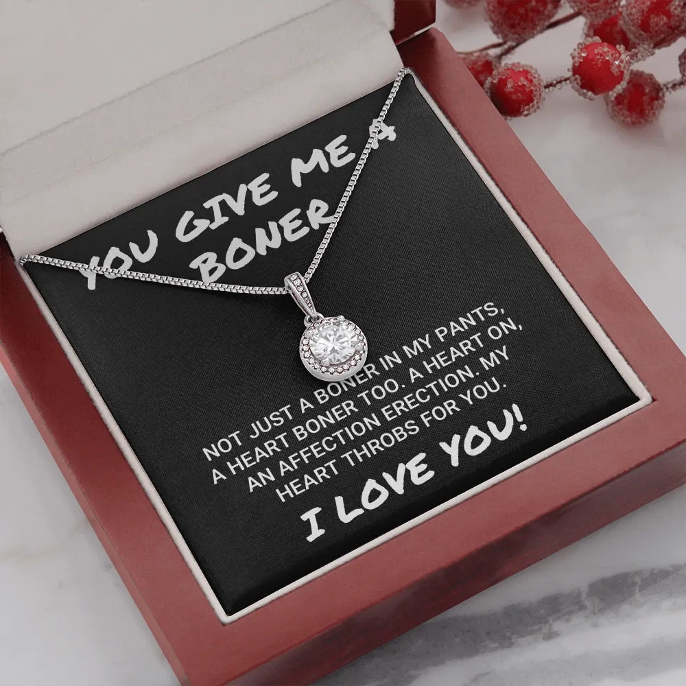 Affection Erection Funny Valentine's Necklace