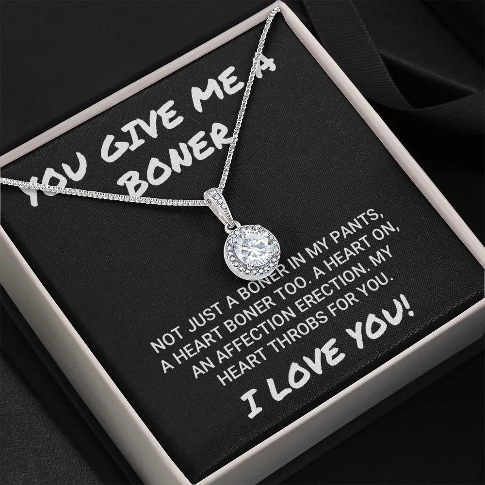 Affection Erection Funny Valentine's Necklace