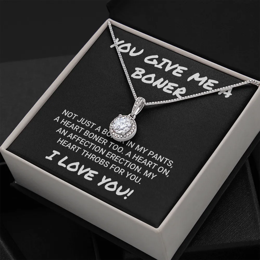 Affection Erection Funny Valentine's Necklace