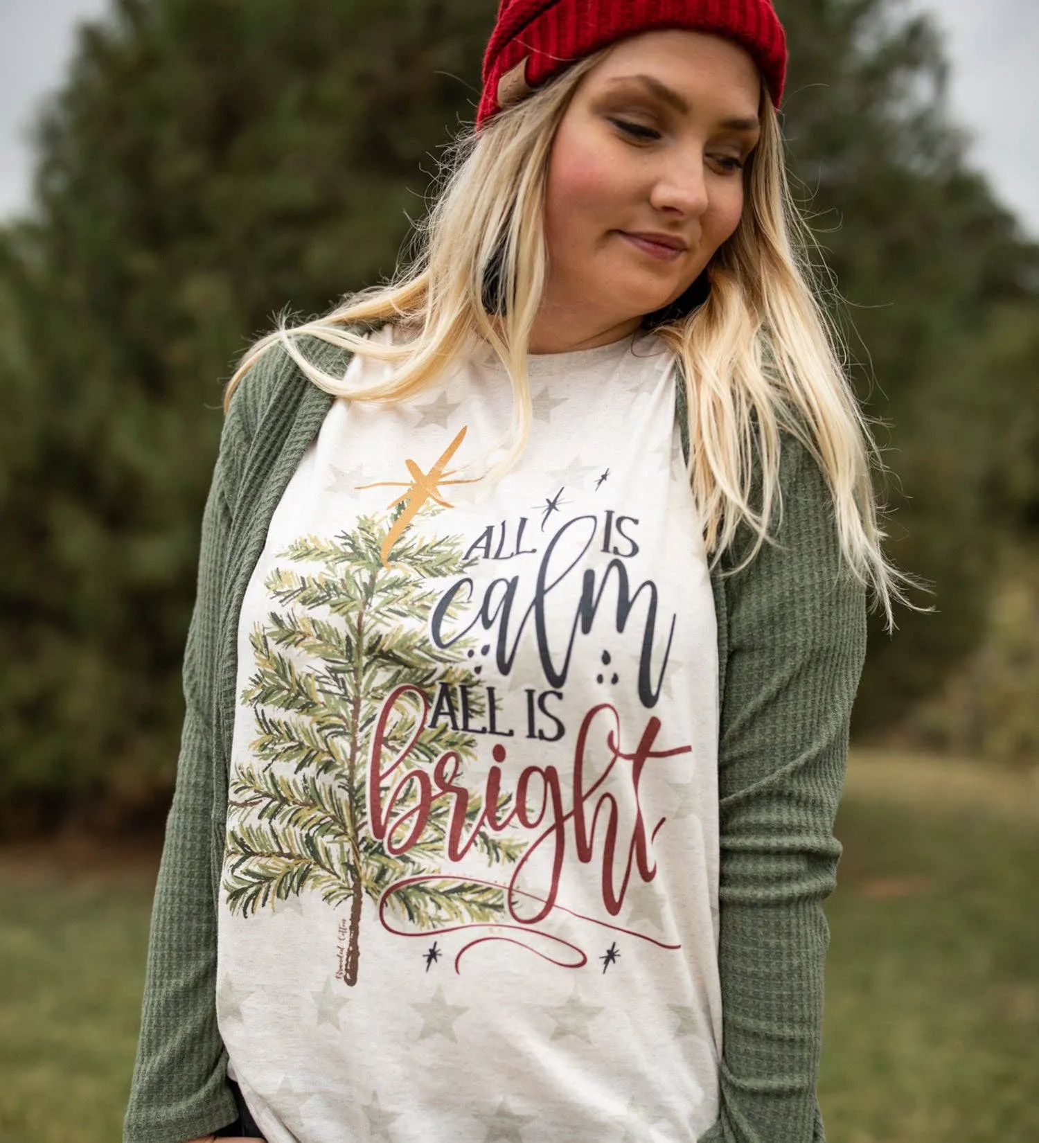 All Is Calm All is Bright Tee