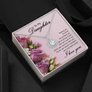 Always remember your way back home-Eternal Hope Necklace for Daughter