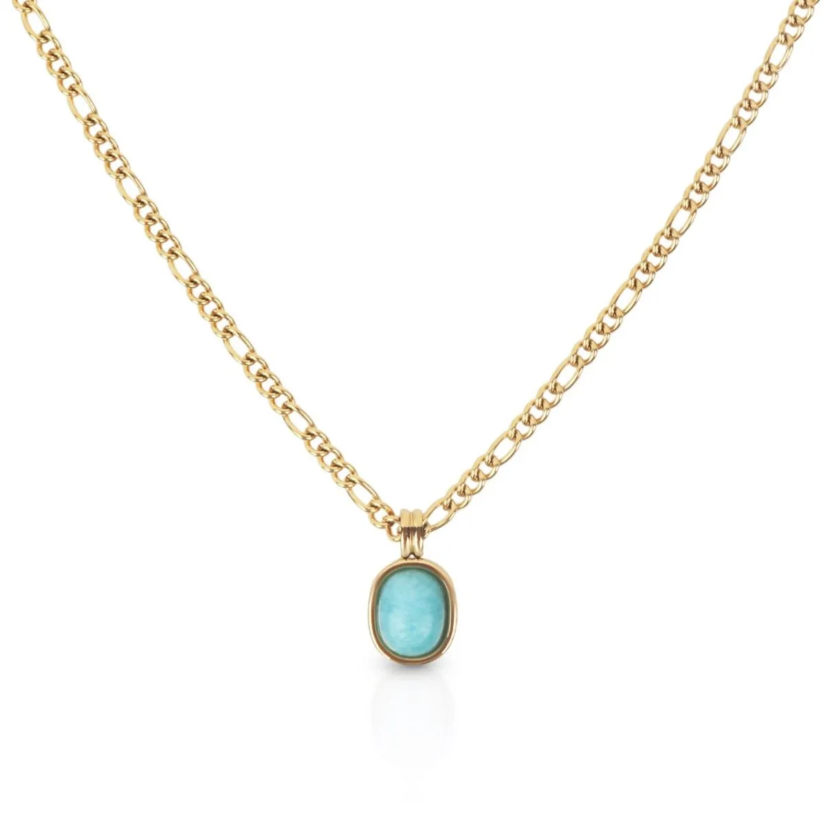 Amazonite Charm Necklace