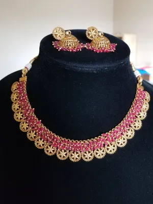 Antique Delicate Necklace With Gold Plating