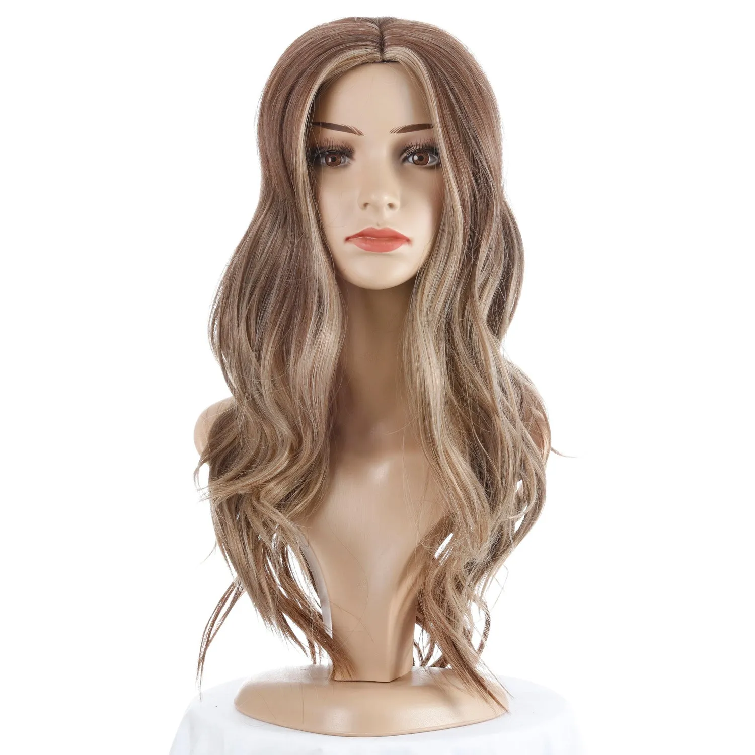 April | Blonde Long Wavy Synthetic Hair Wig