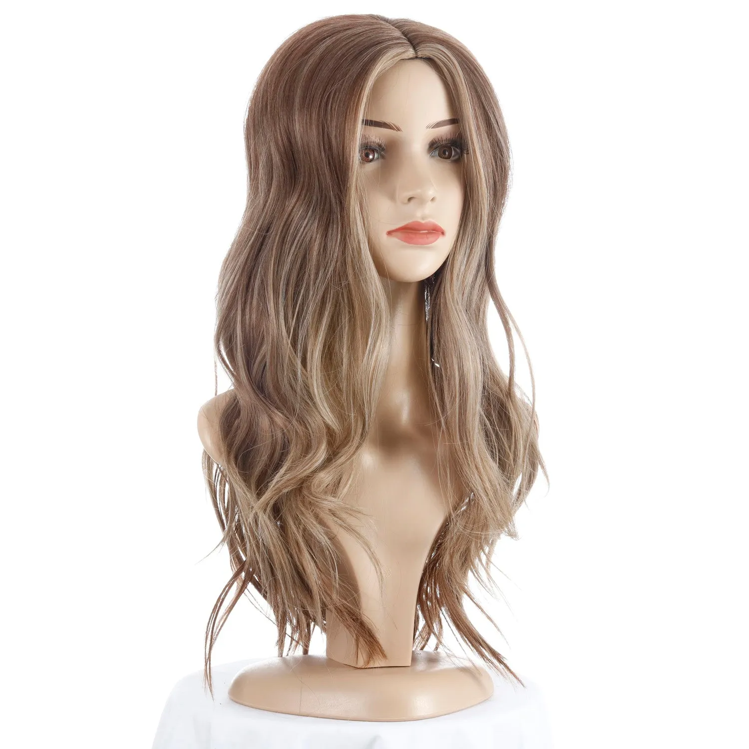 April | Blonde Long Wavy Synthetic Hair Wig