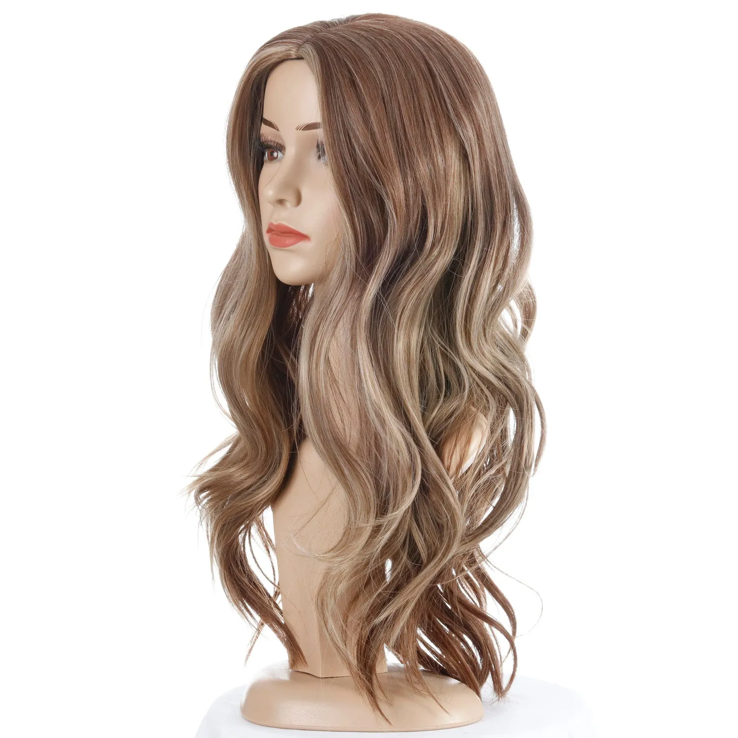 April | Blonde Long Wavy Synthetic Hair Wig