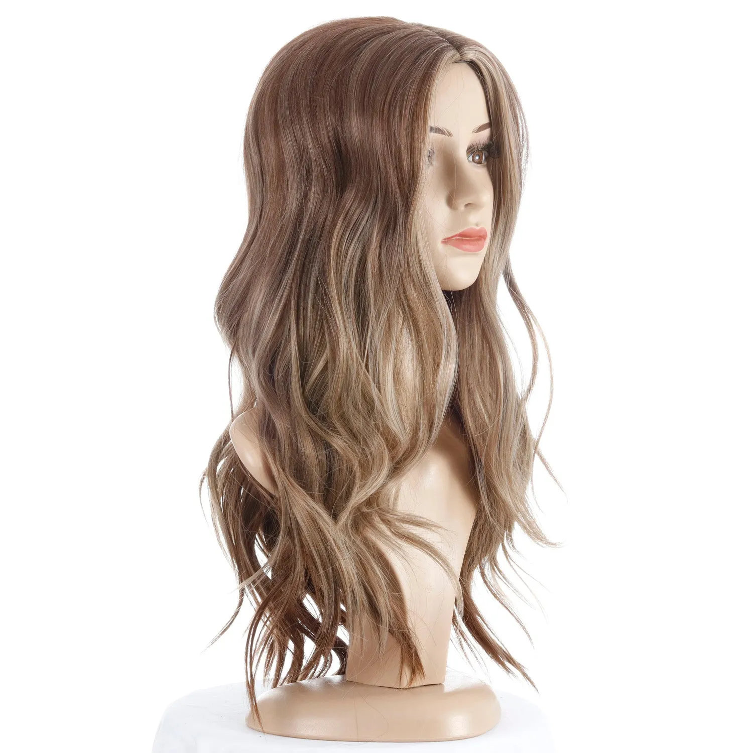 April | Blonde Long Wavy Synthetic Hair Wig