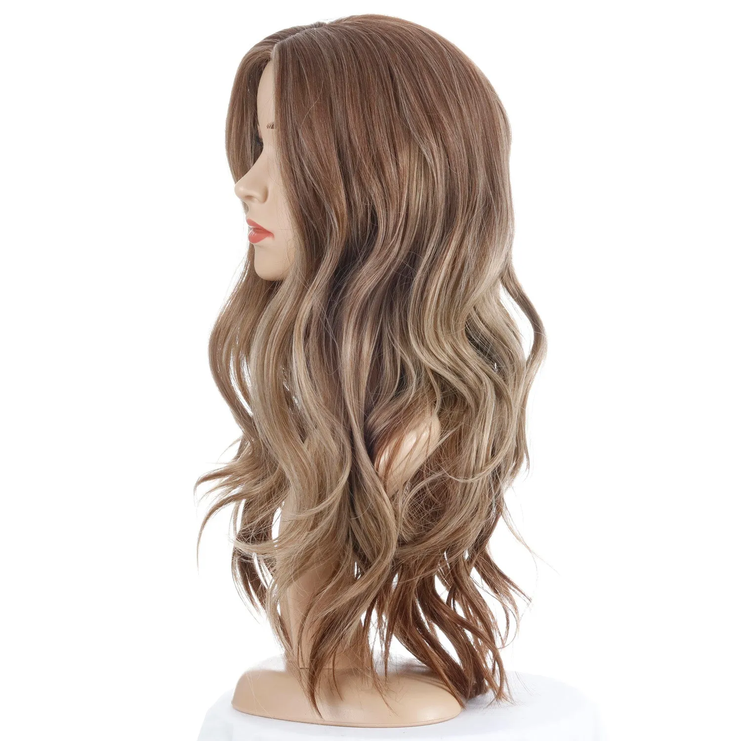 April | Blonde Long Wavy Synthetic Hair Wig