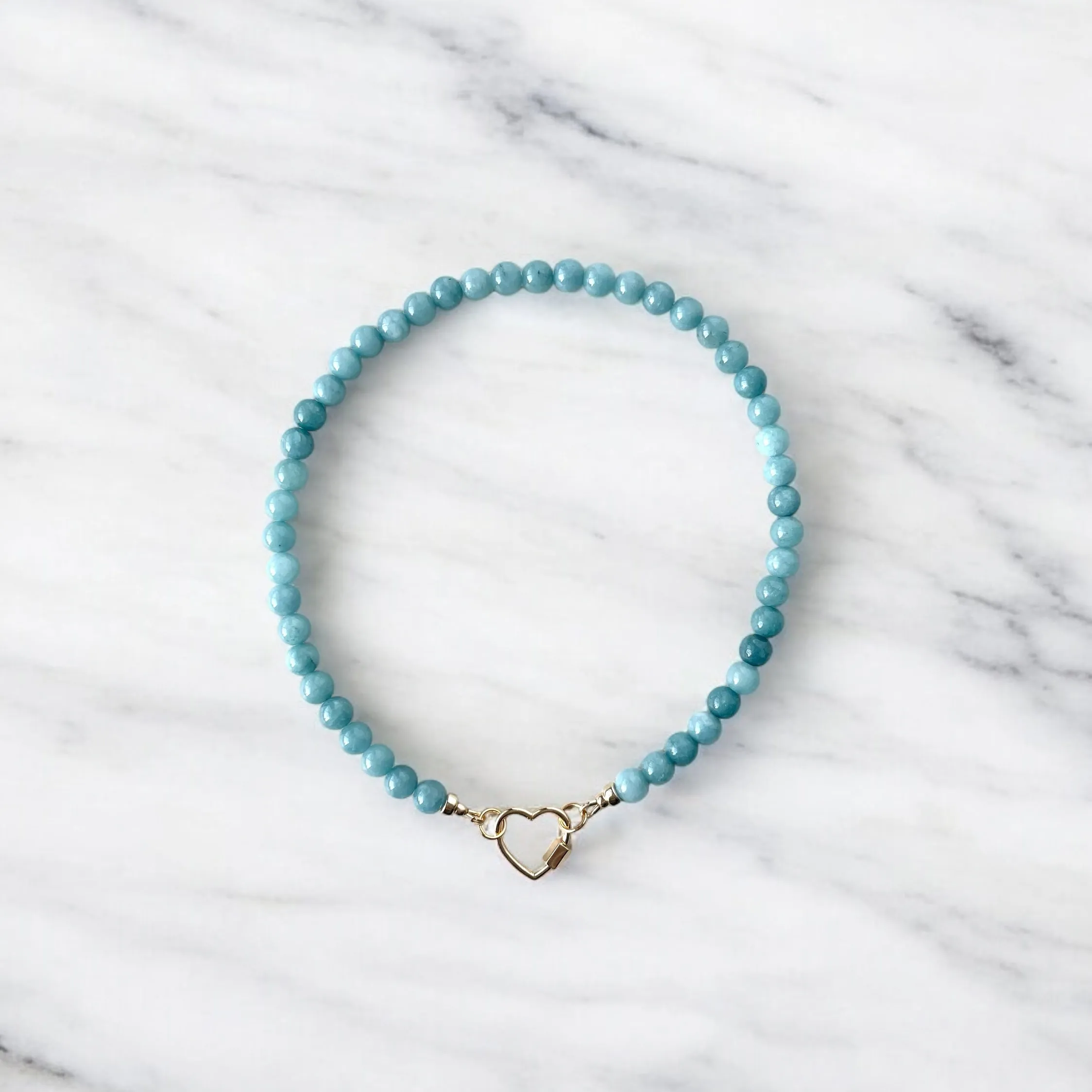 Aquamarine 'Calm in the Chaos' Necklace