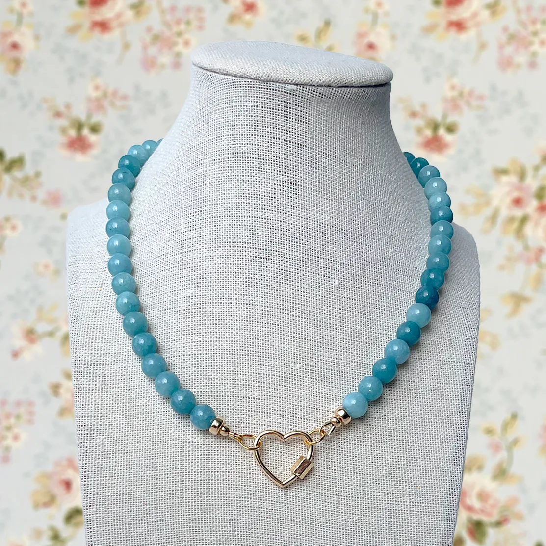 Aquamarine 'Calm in the Chaos' Necklace