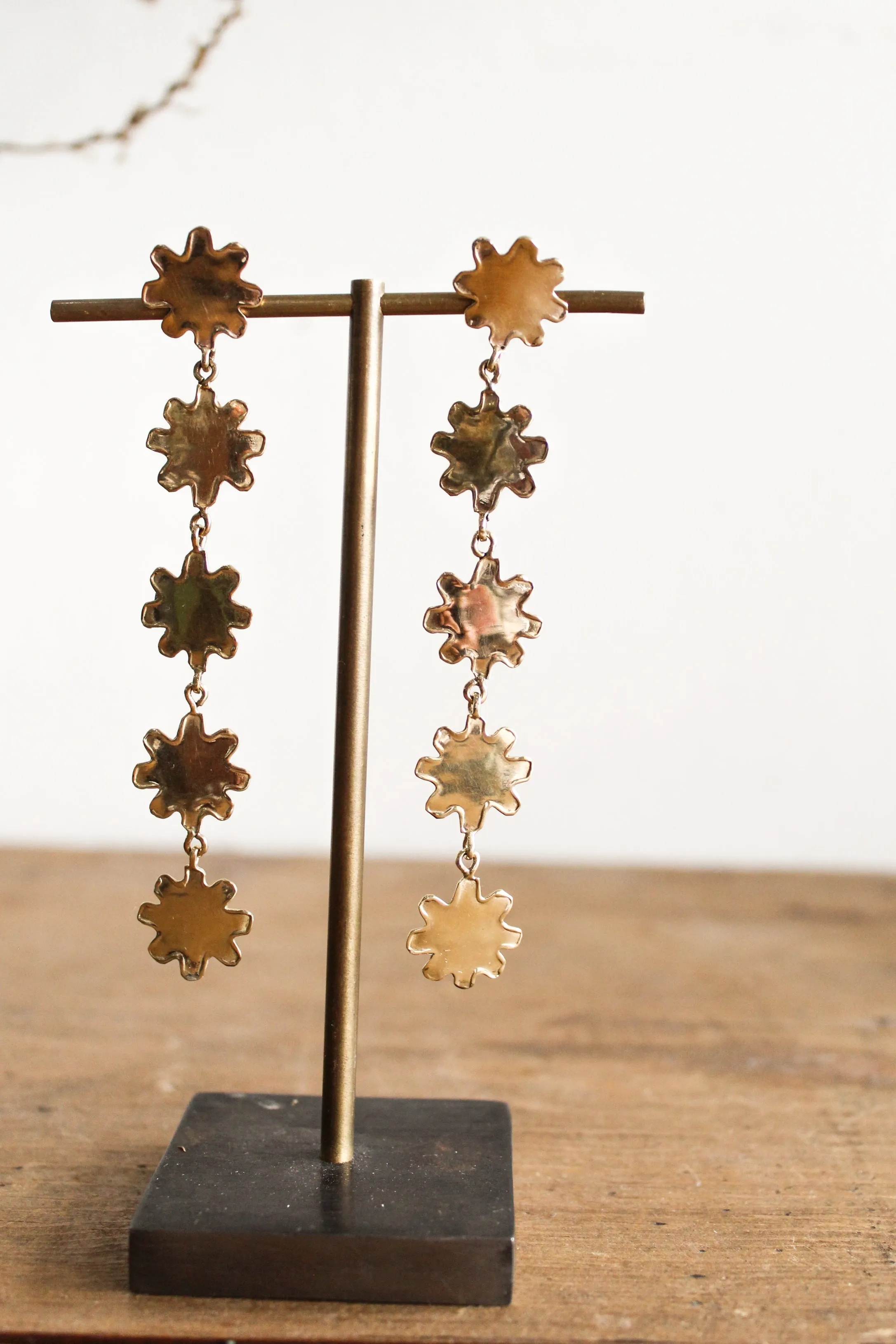Ariana Boussard-Reifel Long Orion Earrings Brass