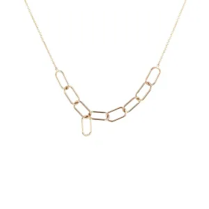 Asymmetrical Link Necklace