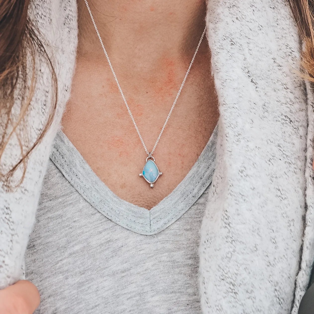Australian Opal Necklace #3