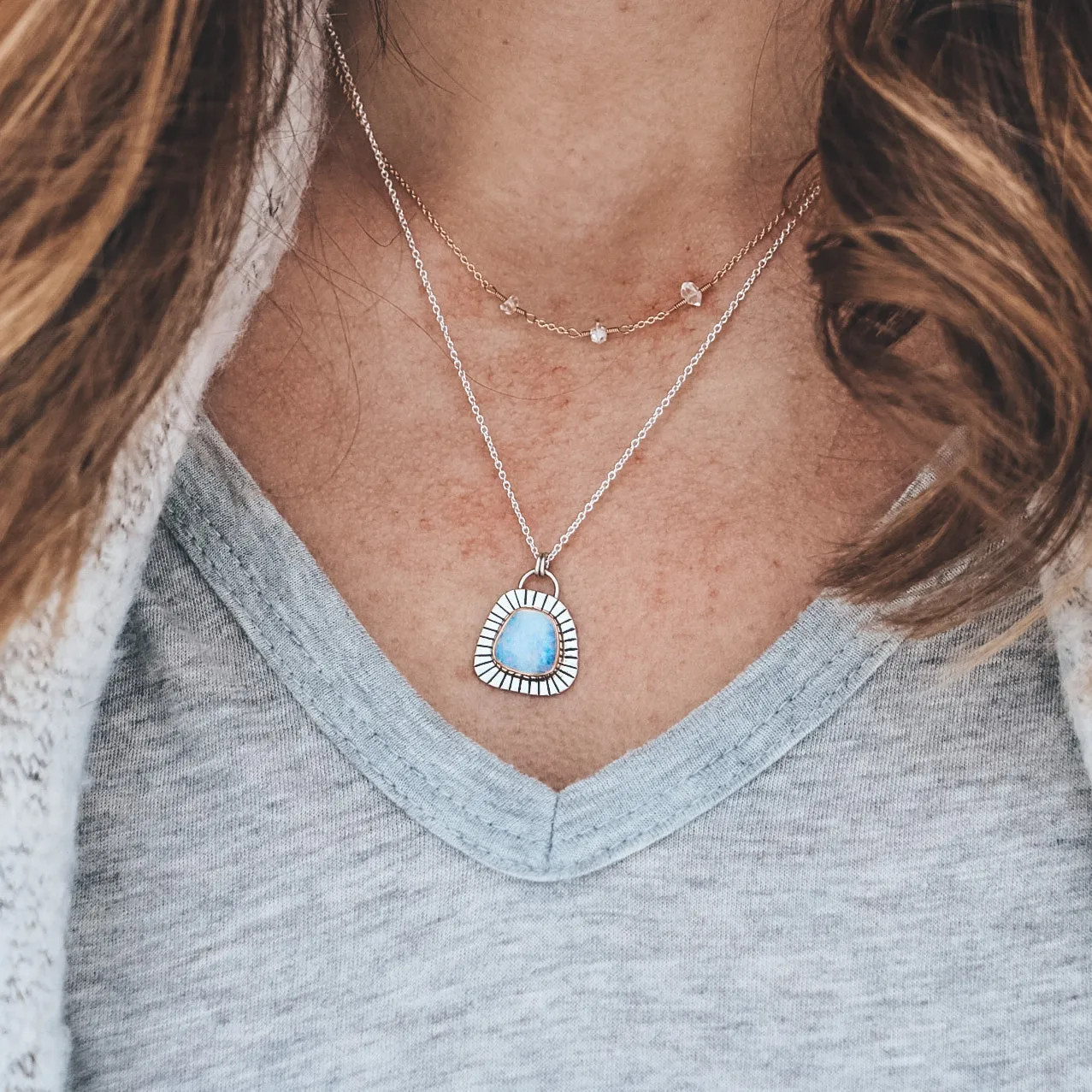 Australian Opal Necklace #5