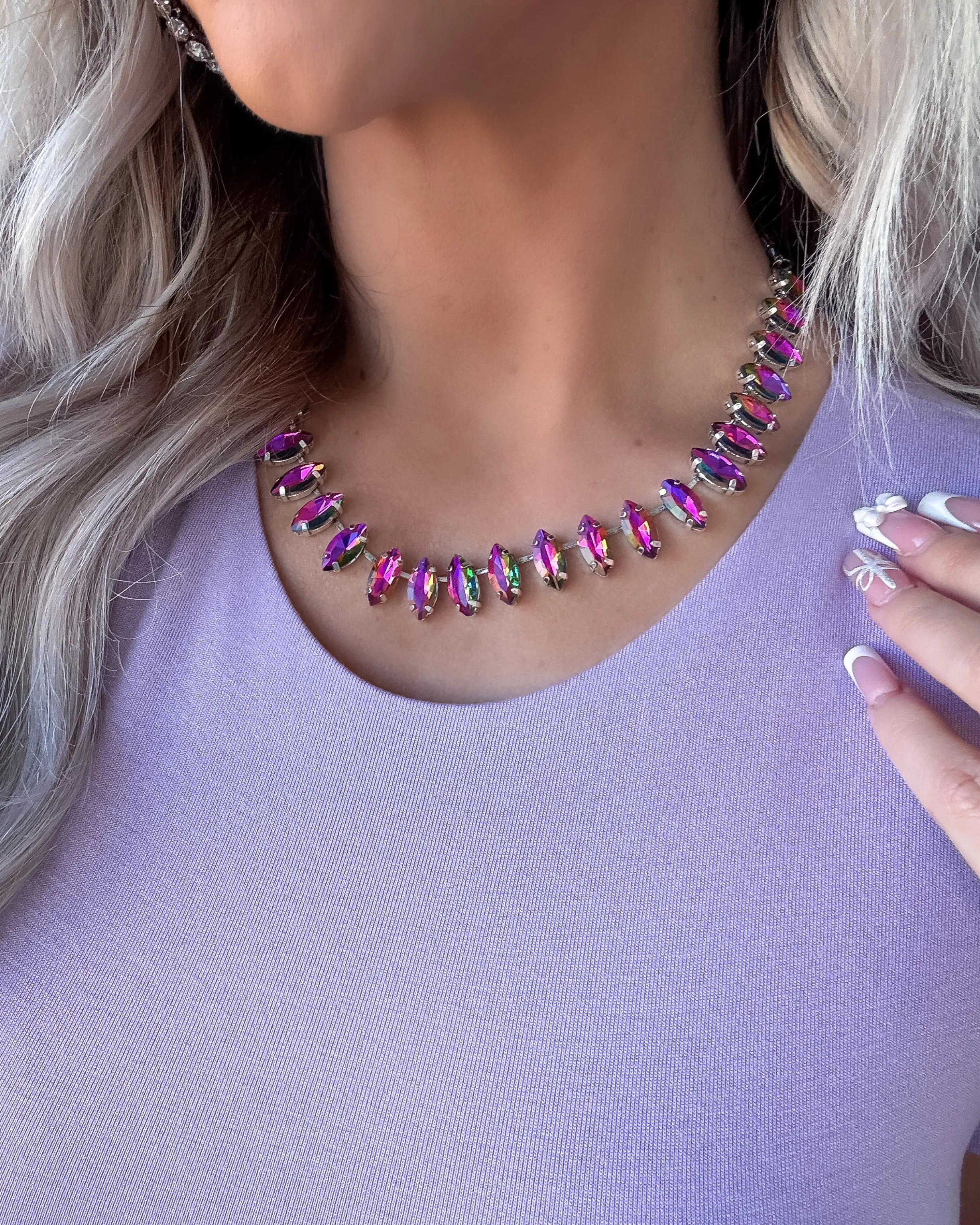 Ava Gem Dazzled Necklace