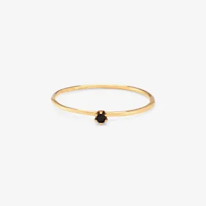 Baby Black Diamond Ring | R1601BK