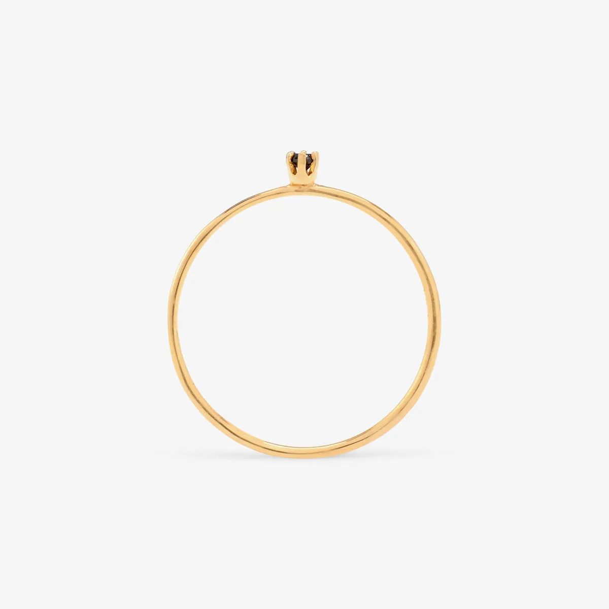 Baby Black Diamond Ring | R1601BK