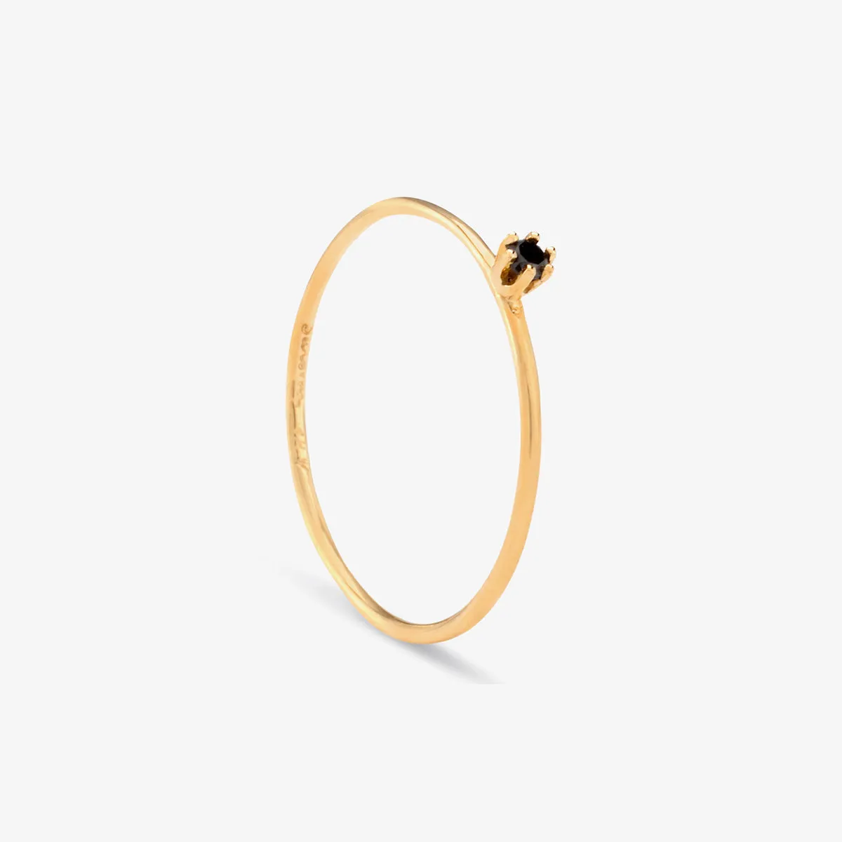 Baby Black Diamond Ring | R1601BK