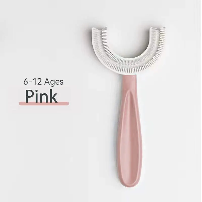 Baby Toothbrush Children 360 Degree U-shaped Child Toothbrush