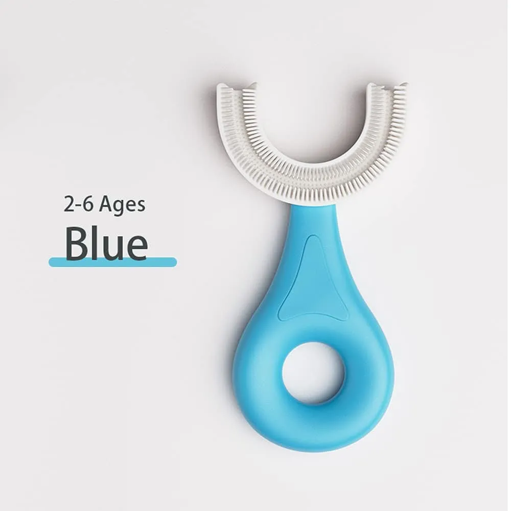 Baby Toothbrush Children 360 Degree U-shaped Child Toothbrush