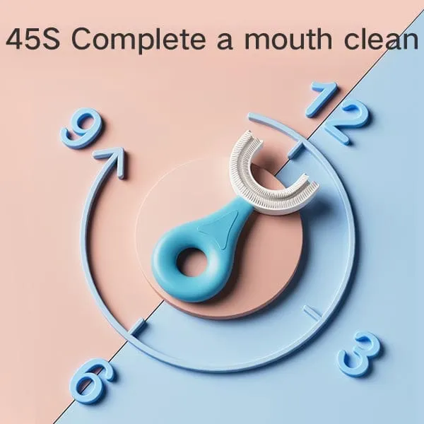Baby Toothbrush Children 360 Degree U-shaped Child Toothbrush