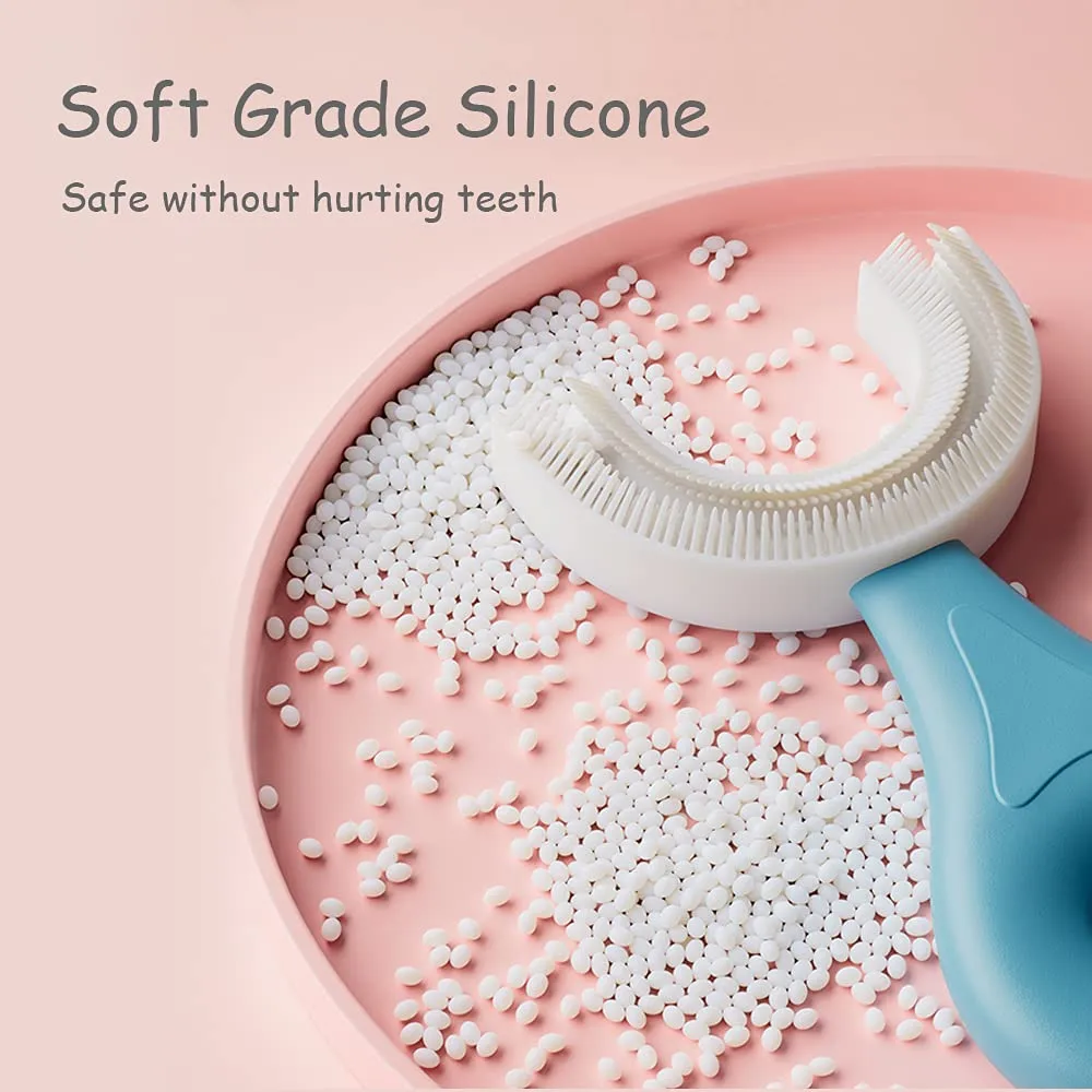 Baby Toothbrush Children 360 Degree U-shaped Child Toothbrush