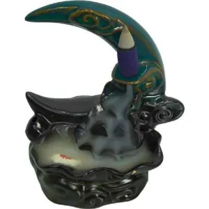 Backflow Incense Burner Koi Fish Moon
