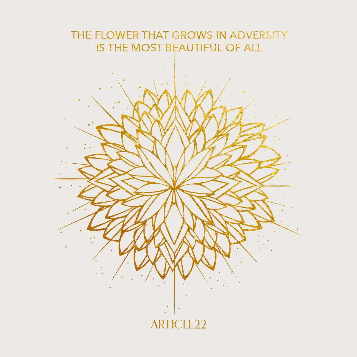 BEAUTY IN ADVERSITY MANTRA NECKLACE