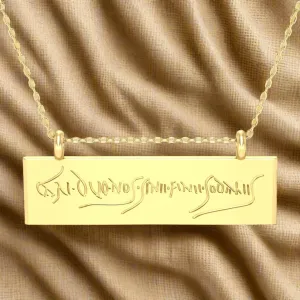 Best Friends Graffito Necklace