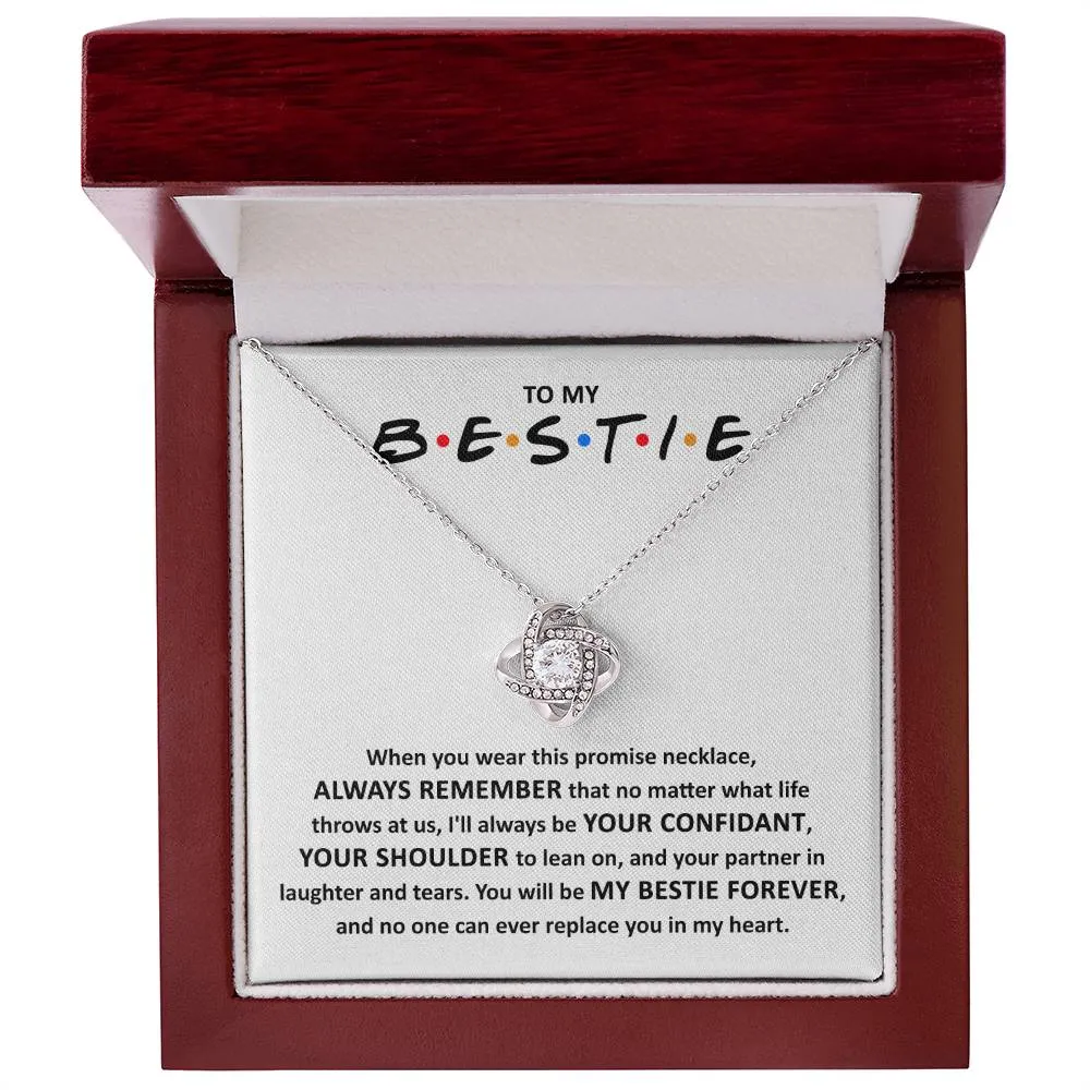 Bestie Promise Necklace, My Bestie Forever, BFF Gift