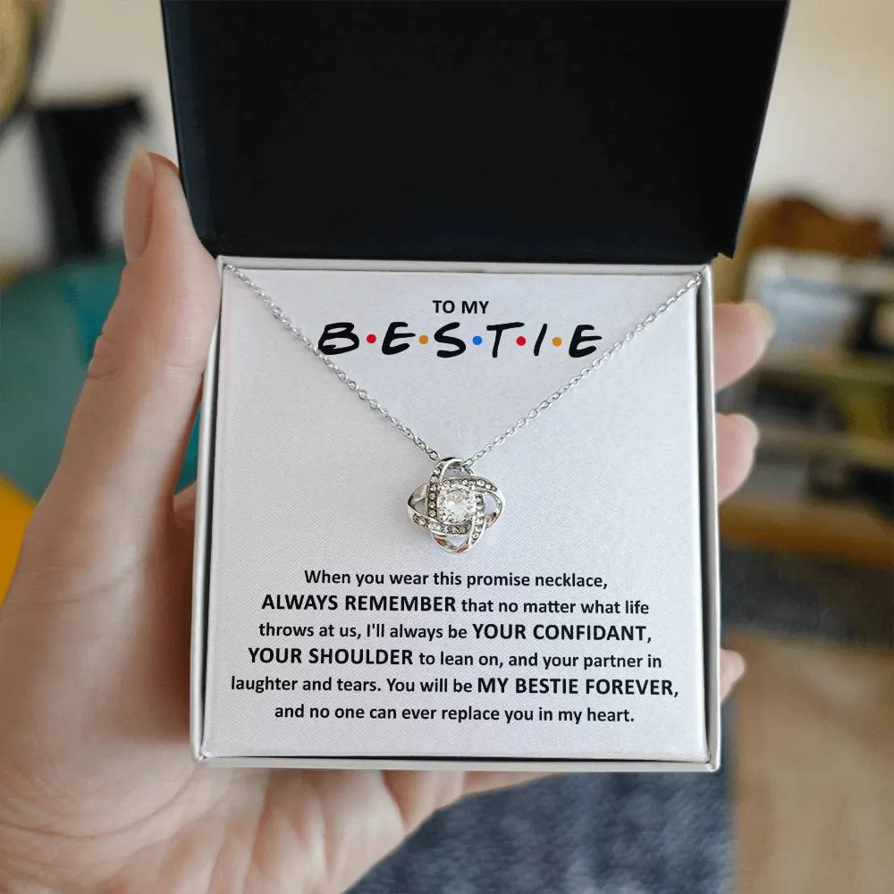 Bestie Promise Necklace, My Bestie Forever, BFF Gift